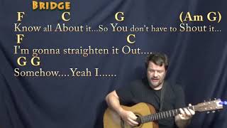 Look at Miss Ohio (Gillian Welch) Guitar Cover Lesson in C with Chords/Lyrics - Munson
