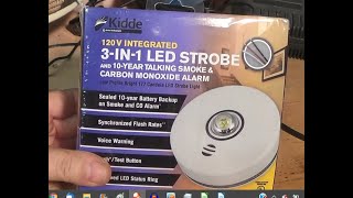 Replacing a Kidde 3-in-1 LED Smoke and CO1 detector. Unboxing, testing, installation and review.
