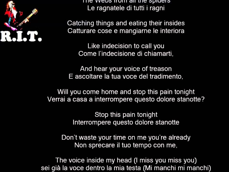 I Miss You Blink 182 con testo e traduzione YouTube