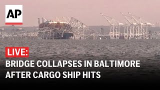 Baltimore bridge collapse LIVE: Francis Scott Key Bridge hit by cargo ship in Maryland