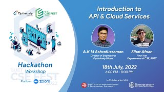 Workshop on API and Cloud Services | Hackathon | BUET CSE Fest 2022 (2/3) Wealth