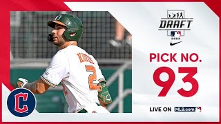 Cleveland Guardians Select CJ Kayfus with the 93rd Pick of the 2023 MLB Draft!