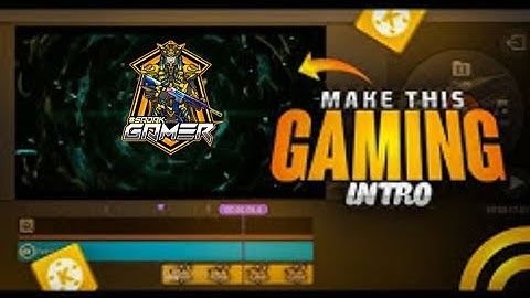 |How To Make Gaming Intro In Kinemaster || | SadakGamer 🔥🔥🔥
