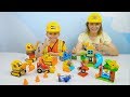 Строители LEGO DUPLO и Даник строят детскую площадку - Развивающее видео для детей