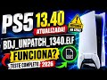PS5 13.40 ATUALIZADA! BDJ_UNPATCH_1340.ELF FUNCIONA? TESTE COMPLETO (2026)🔥