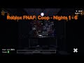 Roblox FNAF: Coop - Nights 1 - 6