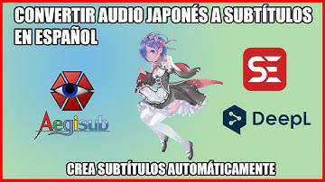 Convertir audio JAPONÉS a subtítulos en ESPAÑOL | Subtítulos automáticos con INTELIGENCIA ARTIFICIAL