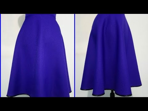 Video: Cómo Coser Una Falda De Sol Acampanada