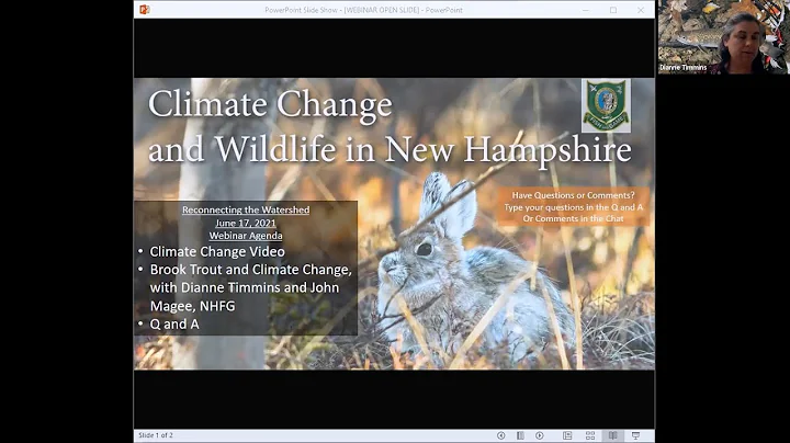 Climate Change and Wildlife in New Hampshire: Reco...