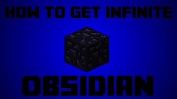 Minecraft | How to make a infinite obsidian generator made by redstone!!! [OUTDATED]