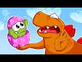 Unexpected journey🤩🏞️ | Om Nom meets the Dino🦖|Om Nom Stories Presented by Little Baby Pears