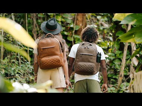 RŌMFRĒ EDC Backpack - A full-grain leather backpack that is classic, functional, and built to last