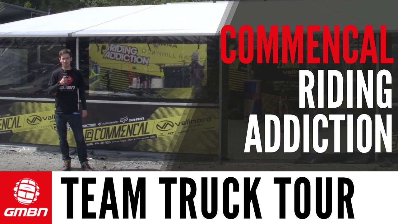 downhill mtb trails near me Commencal Riding Addiction Team Truck Tour
