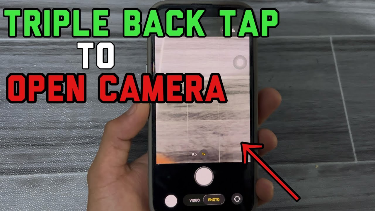 Tap To Open Triple Back Tap to Open Camera sa iPhone | Step by step Tutorial - YouTube