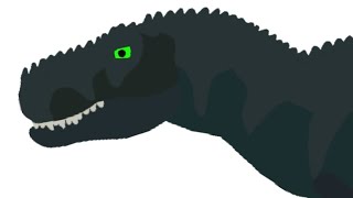 Tarbosaurus roar animation