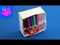 Оригами Книжный шкаф из бумаги своими руками