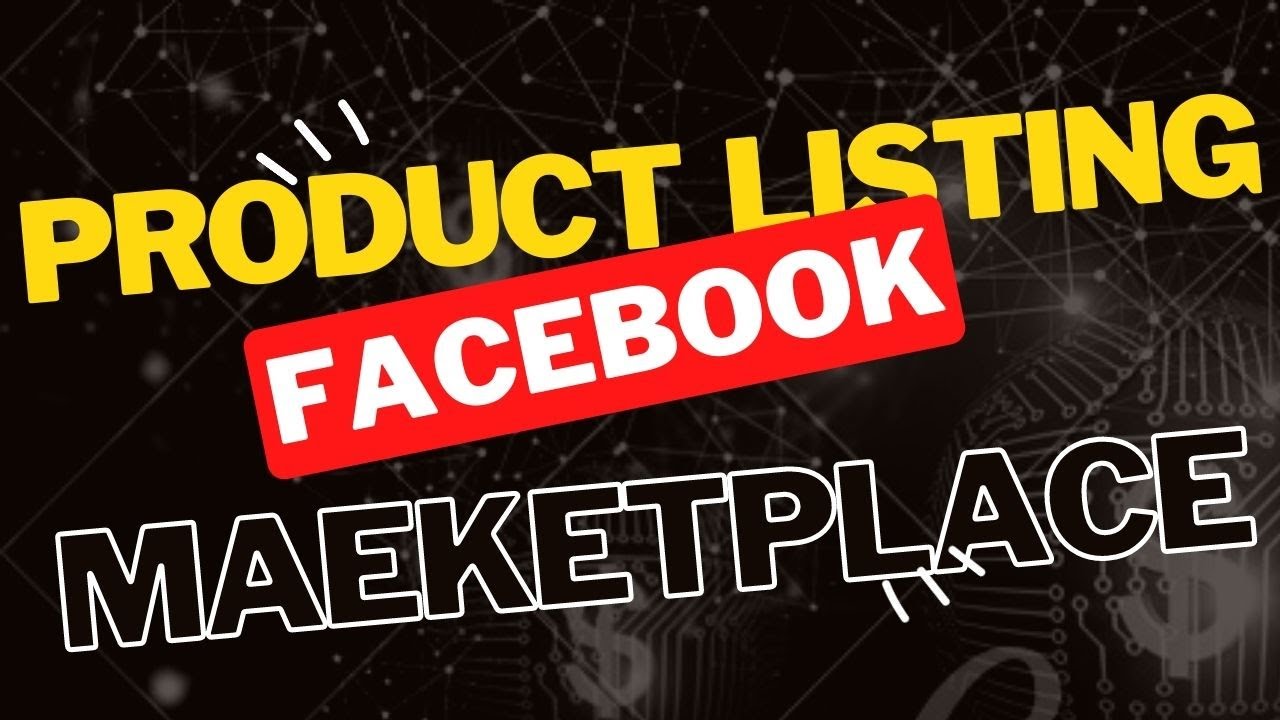 How to Sell Products on Facebook Marketplace? YouTube