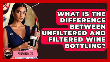 What Is The Difference Between Unfiltered And Filtered Wine Bottling? - Fine Wine Facts