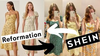 SHEIN DUPES FOR REFORMATION DRESSES ...