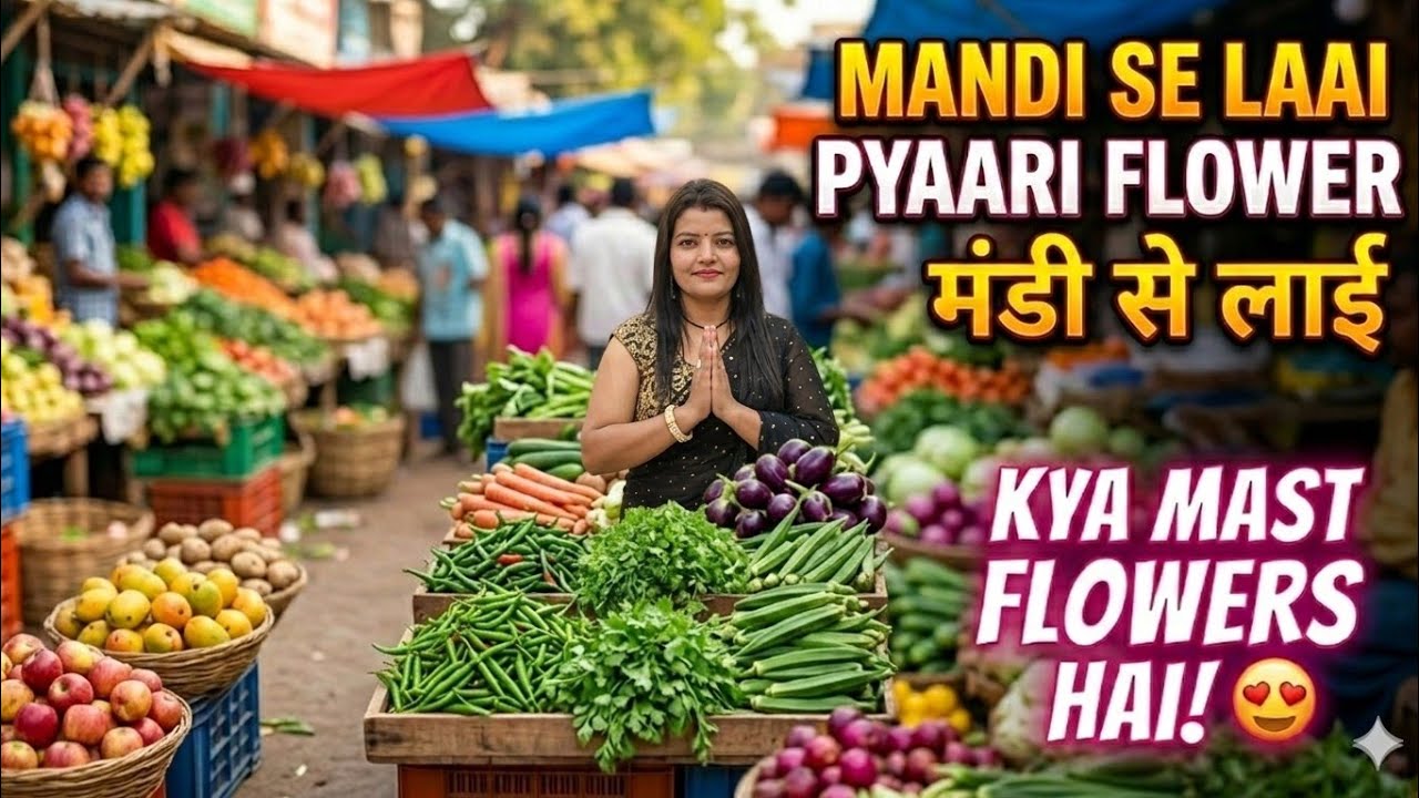 Mandi se ye kya le aayi? 🌸✨