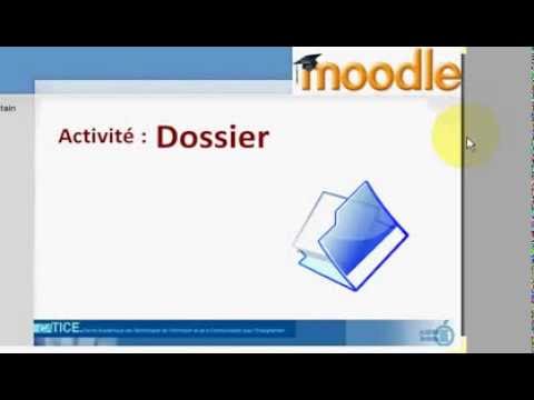 Moodle : Insertion dossier