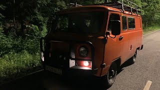 Where Is The Light? Uaz Bukhanka Night Pov Drive