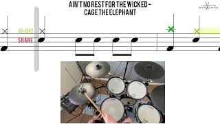 How to Play 🥁   Ain't No Rest for the Wicked   Cage The Elephant