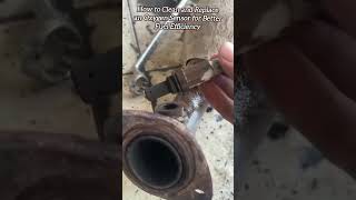How to Clean and Replace an Oxygen Sensor for Better Fuel Efficiency #shorts #mechanic #automobile
