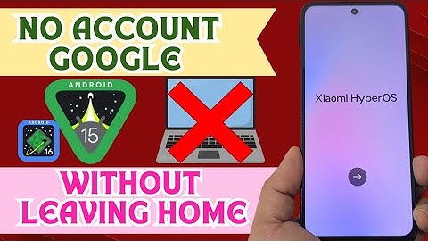 NO PC - ANDROID 15 - 14 - Xiaomi Redmi Note Hyperos Frp bypass Account Google Unlock Without pc