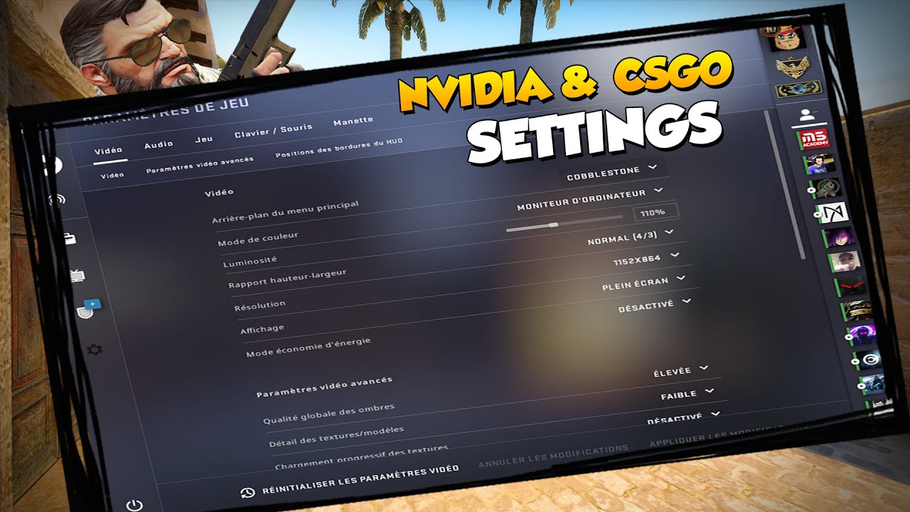 MY CSGO & NVIDIA SETTINGS - YouTube
