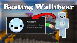 Beating WALLIBEAR in Minecraft Bedwars