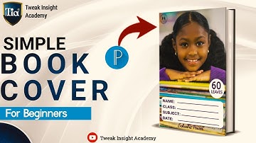 How To Design Exercise book Cover In Pixellab And Apply Mockup To It .