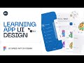 UI speed art | Learning app | Figma