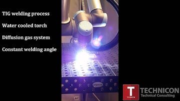 Welding Solution with UR robot developed by KJV and Technicon