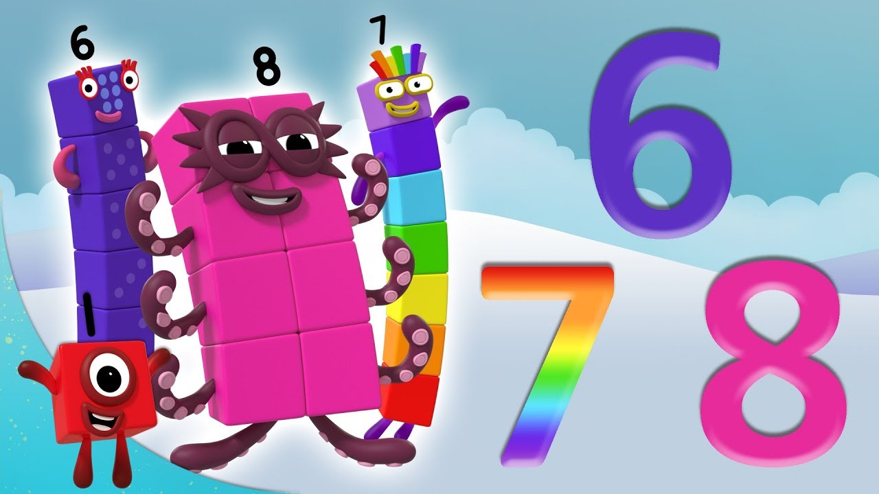 Numberblocks 6 7 8 Learn To Count Learning Blocks Youtube