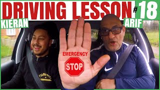 Is The Emergency Stop Procedure This Much Fun?  | Real Driving Lesson 18