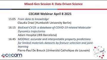 Mixed-Gen Season 1 Session 4: Data driven science