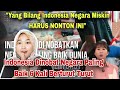 HARUS NONTON, INDONESIA DINOBAT NEGARA PALING BAIK DUNIA 6 KALI BERTURUT-TURUT‼️MALAYSIAN REACTION