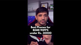 Best Phones for BGMI under 30000 with 90PFS Shorts BGMI | Gaming Josh