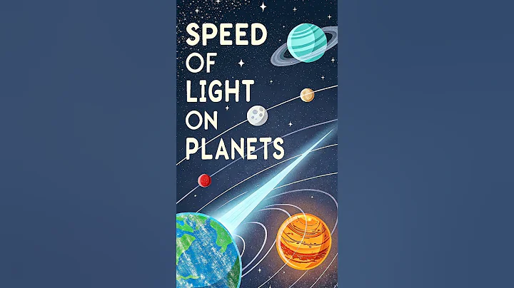 Speed of Light Across Planets: Mind-Blowing Facts! #shorts #shortsfeed #space #science @MrBeast
