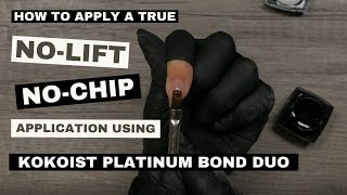 How To Apply A True No-Lift, No-Chip Application Using Kokoist Platinum Bond Duo screenshot 3