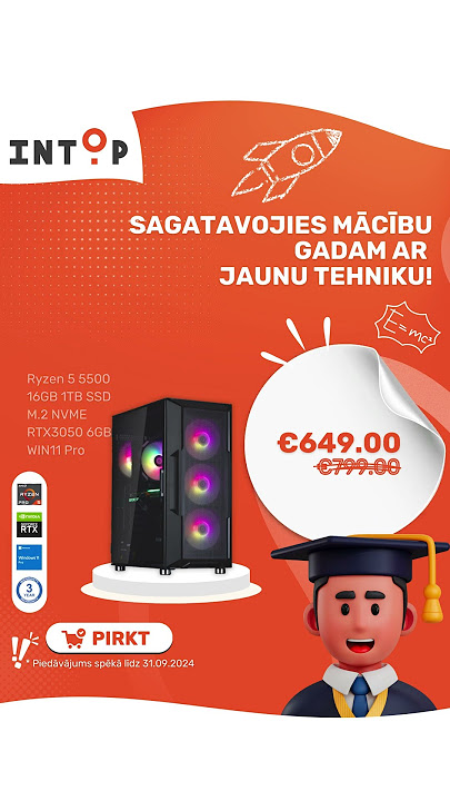 INTOP - Sagatavojamies mācību gadam ar jaunu tehniku! #shorts