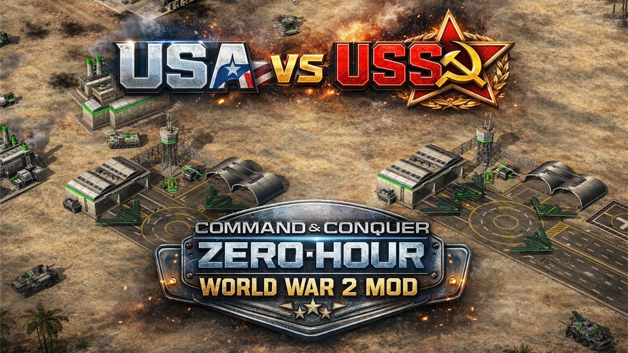 USA vs USSR - C&C Generals: Zero Hour - World War 2