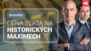 Cena zlata na historických maximech - analýza faktorů a výhled