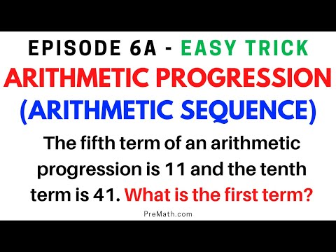 Episode 6A: Easy Trick to Find the First Term in an Arithmetic Progression when Two Terms are Given