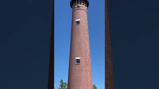 Petit Point AU SABLE Lighthouse on Lake Michigan #shorts