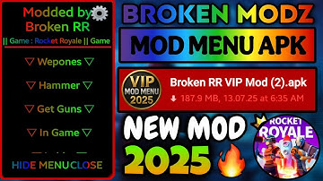 BRAND NEW VIP BROKEN MODZ 2.3.7 WITH RAINBOW ANIMATION 🌈🔥- Rocket Royale 🚀 - BEST MOD MENU 2025!!