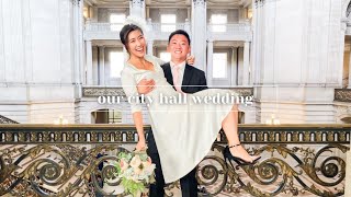 we got married at the city hall | SF City Hall Wedding | The R&D Couple
