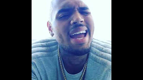 Chris Brown Singing On Instagram [2014/08/13]