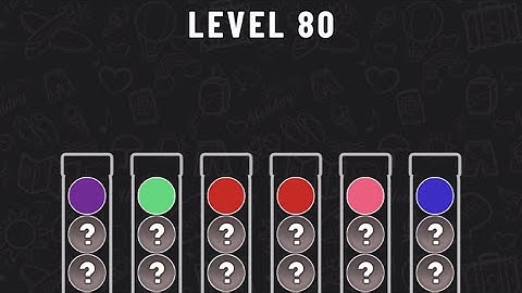 Ball Sort Puzzle Level 80 #ballsortpuzzle #puzzlegame #ballsortpuzzlegameplay #mobilegames